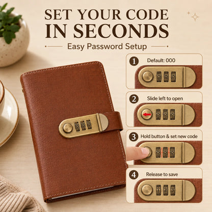 Locking Banknote Collection Booklet | Holds 100 Bills