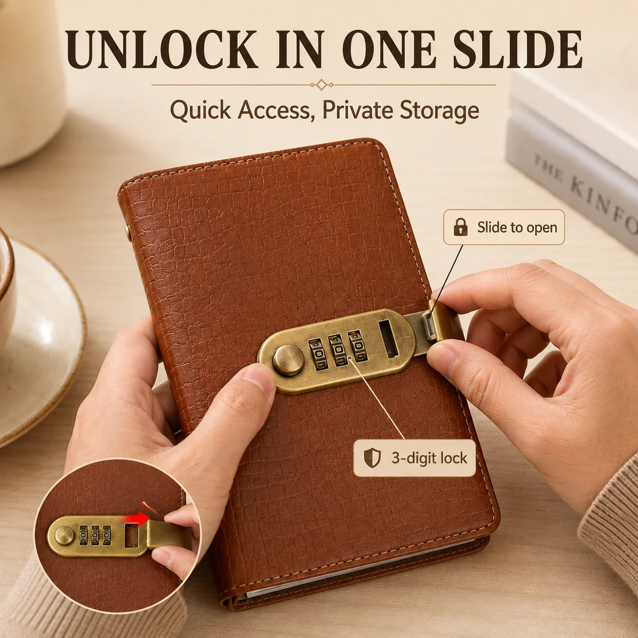 Locking Banknote Collection Booklet | Holds 100 Bills