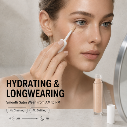 Hydrating Full Coverage Concealer – Satin Finish