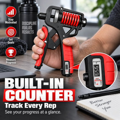 Adjustable Digital Hand Grip Strengthener | 5–160kg
