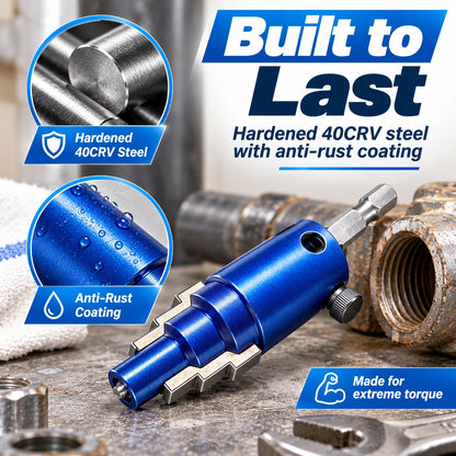3-Size Pipe Extractor Tool for Broken Pipes & Valves