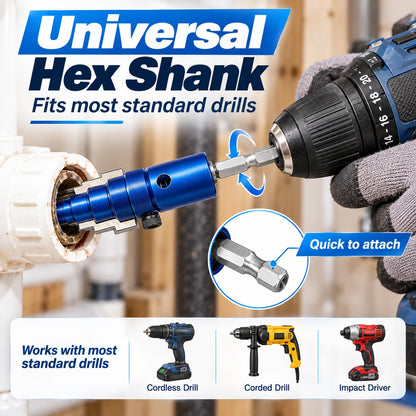 3-Size Pipe Extractor Tool for Broken Pipes & Valves