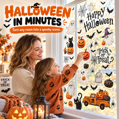 Halloween Wall & Window Stickers | Easy Spooky Decor