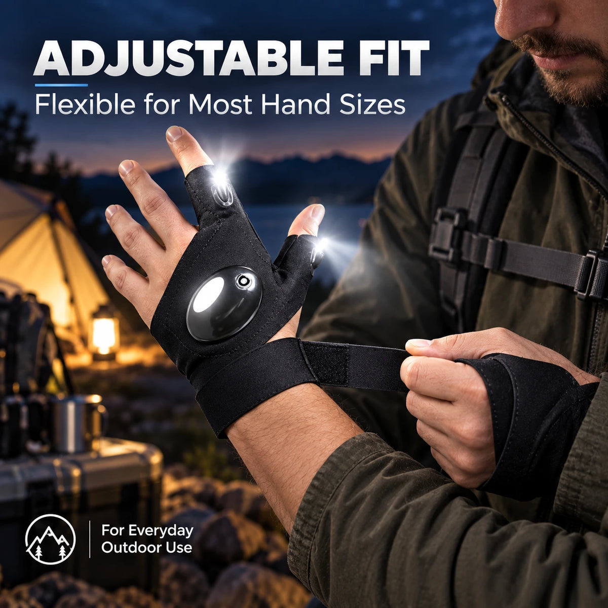 LED Glove Light – Hands-Free Work & Outdoor Lighting