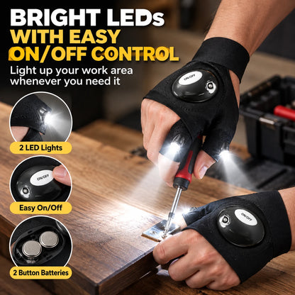 LED Glove Light – Hands-Free Work & Outdoor Lighting