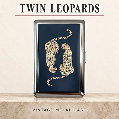 Vintage Metal Pocket Card & Essentials Organizer Case