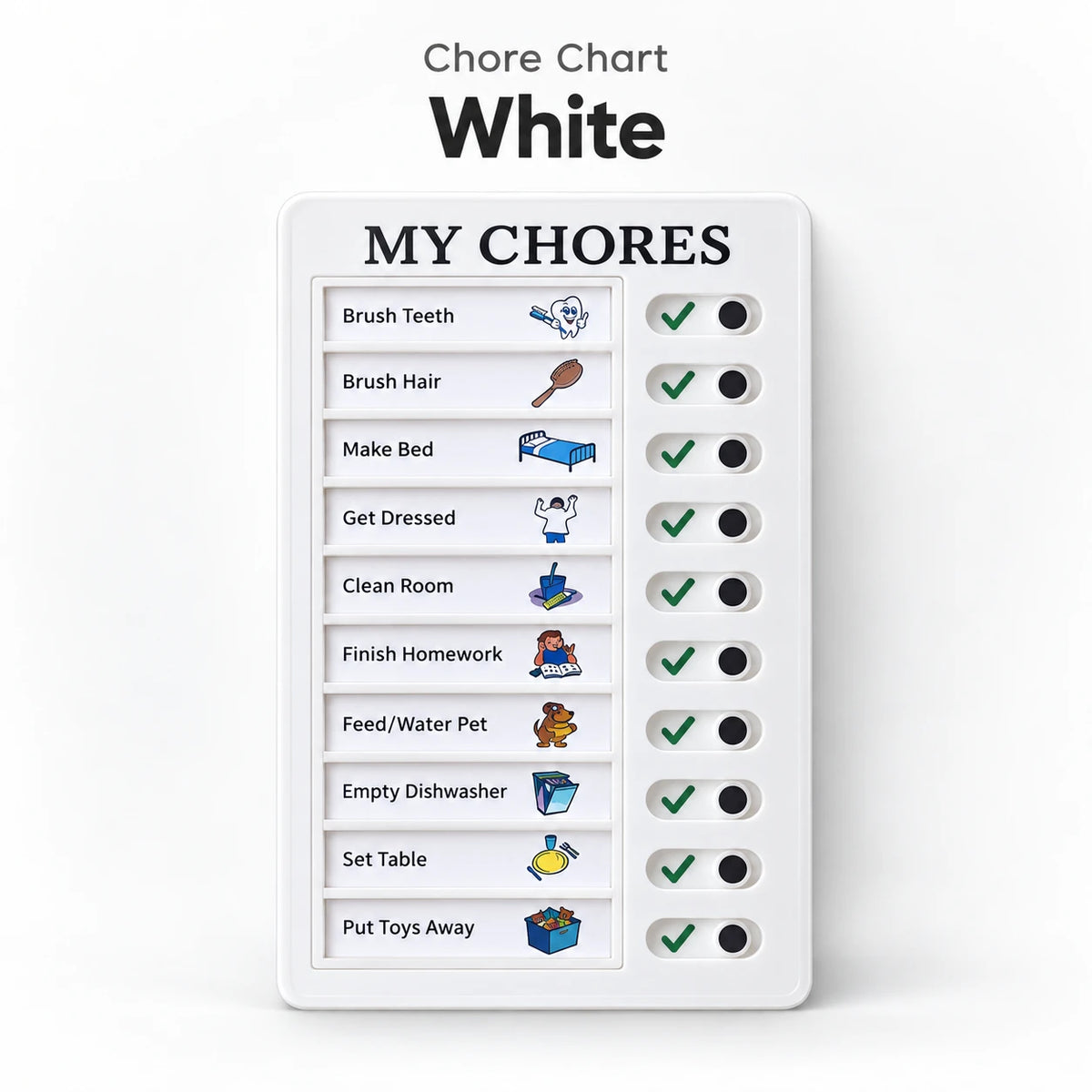 Reusable Kids Chore Chart – Daily Routine Board