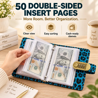 Combination Lock Cash Binder – A6 Budget Organizer