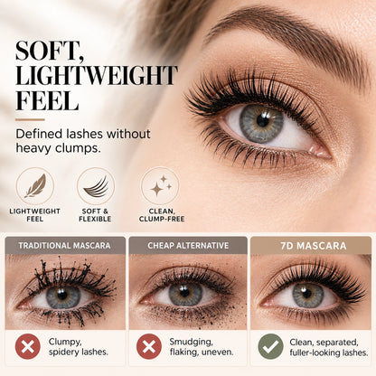7D Fiber Mascara for Length, Volume & Defined Lashes