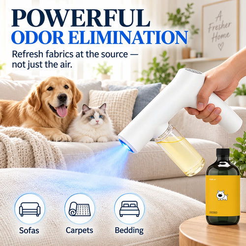 Cordless Fine-Mist Odor Control Sprayer + 500mL Refill