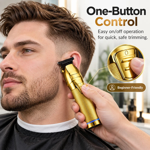 Rechargeable Hair Clipper with 4 Guide Combs | 120+ Min