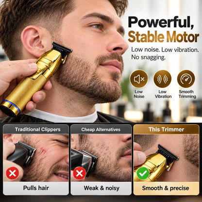 Rechargeable Hair Clipper with 4 Guide Combs | 120+ Min