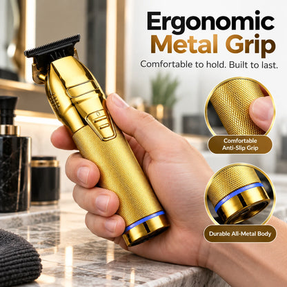 Rechargeable Hair Clipper with 4 Guide Combs | 120+ Min