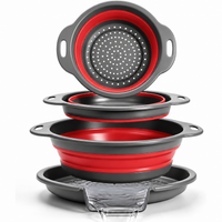 Red 4 Pcs Set