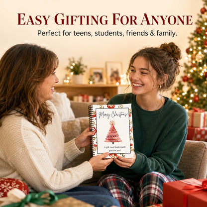 🎄 Christmas Gift Card Book – Personalized Holiday Gift