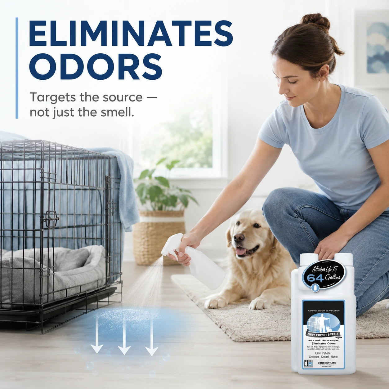 Pet Odor Eliminator Concentrate | Makes Up to 64 Gallons