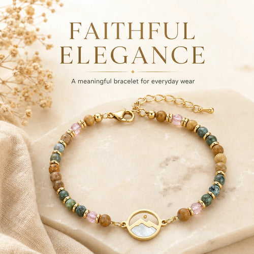 Faith Can Move Mountains Bracelet | Meaningful Gift