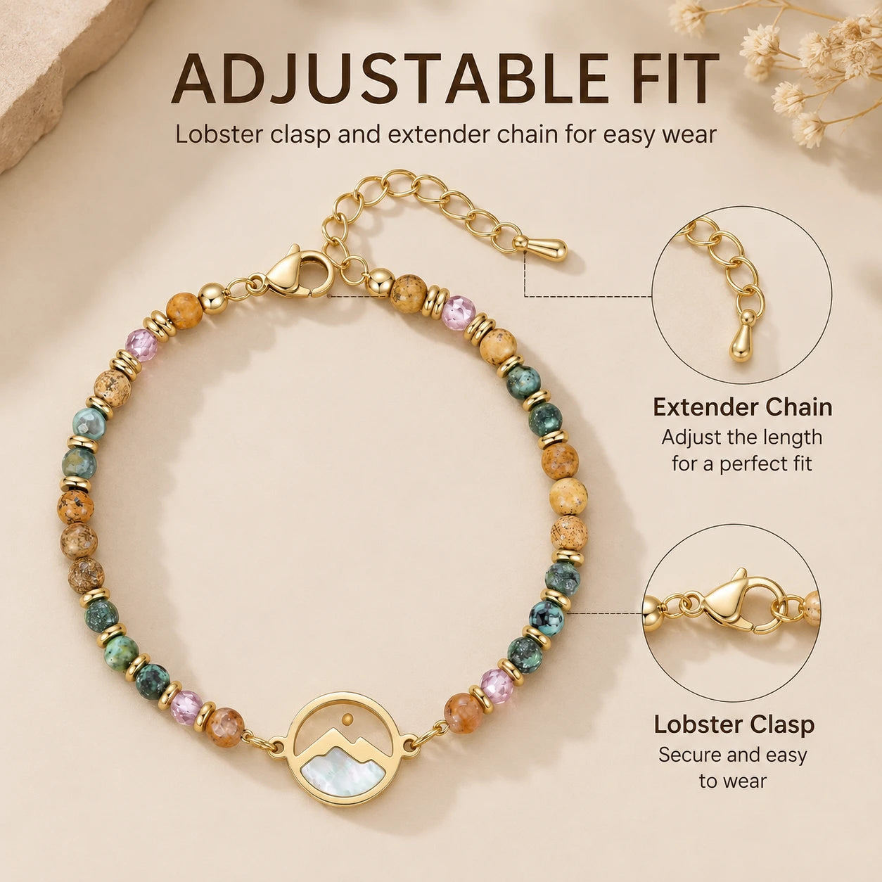 Faith Can Move Mountains Bracelet | Meaningful Gift