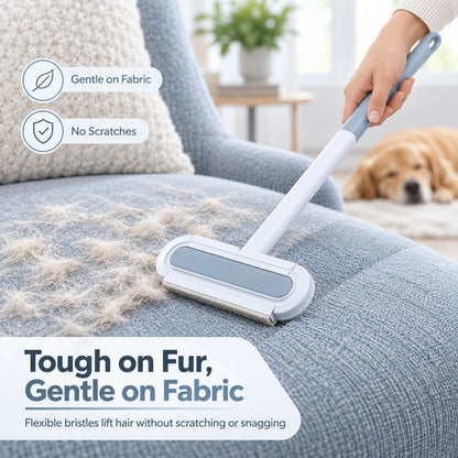 Reusable Pet Hair Remover Brush | Washable Fur Cleaner