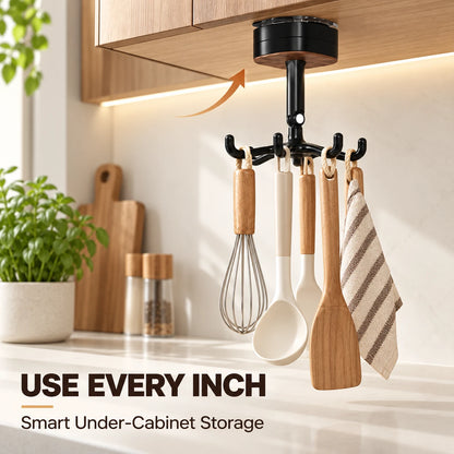 Rotating Hanging Organizer – Drill-Free Multi-Room Storage