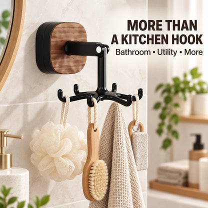 Rotating Hanging Organizer – Drill-Free Multi-Room Storage