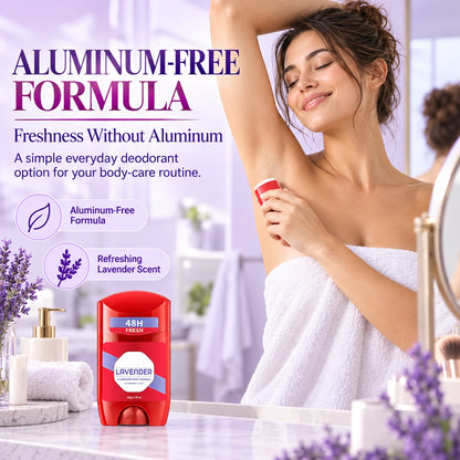 Lavender Deodorant Stick | Aluminum-Free Full Body Freshness