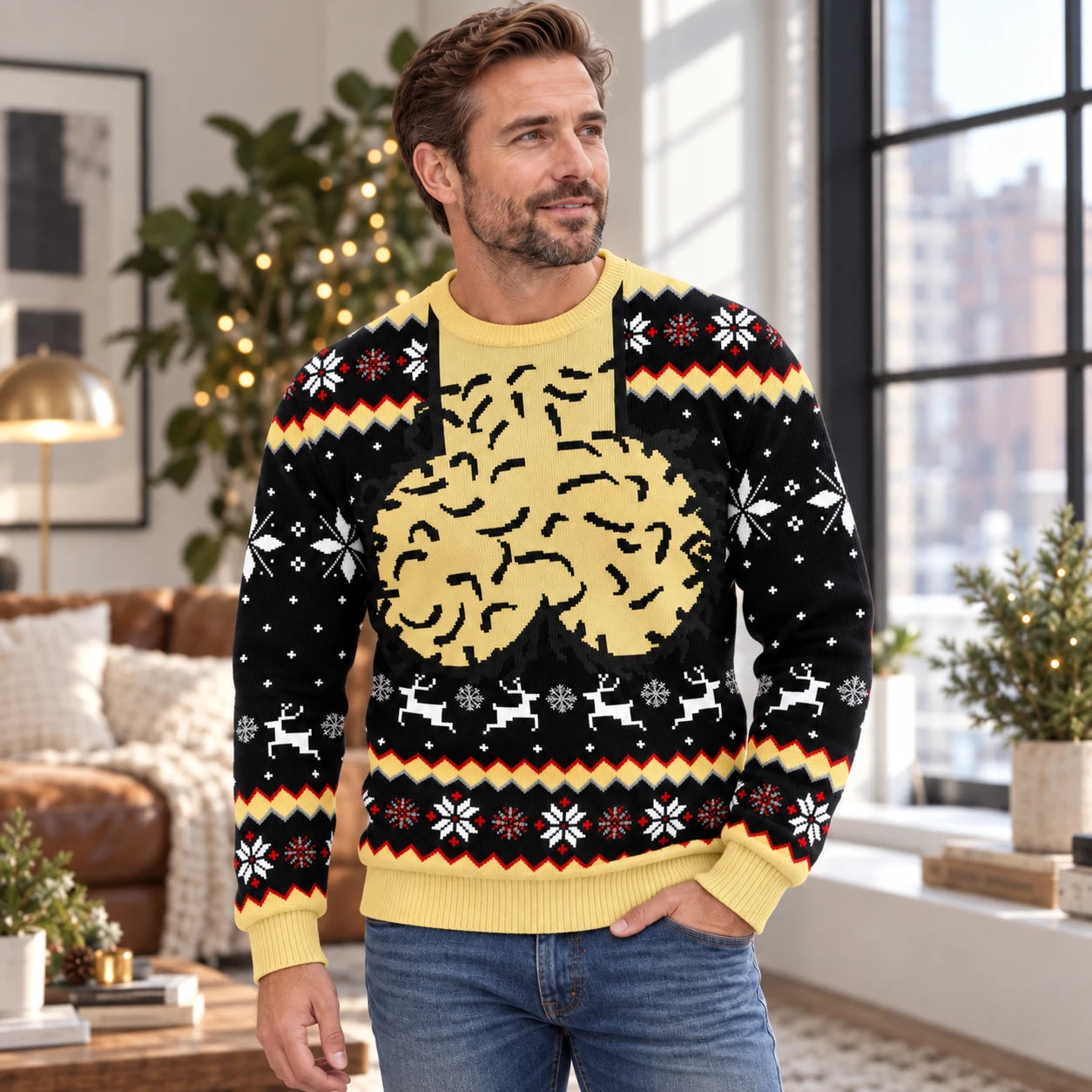 Funny Ugly Christmas Sweater – Bold Holiday Party Gift
