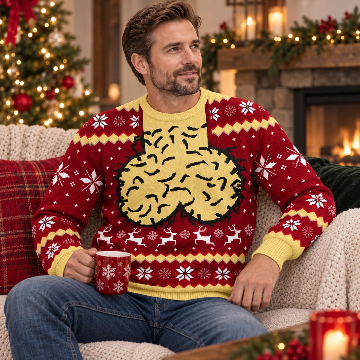 Funny Ugly Christmas Sweater – Bold Holiday Party Gift
