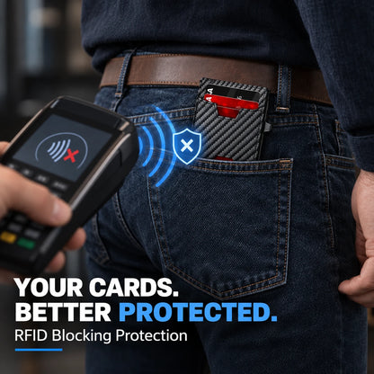 RFID Pop-Up Wallet for Men | Slim Quick-Access Wallet