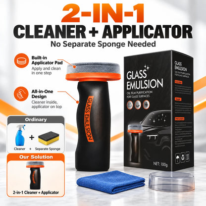 2-in-1 Glass Cleaner & Water Repellent with Applicator