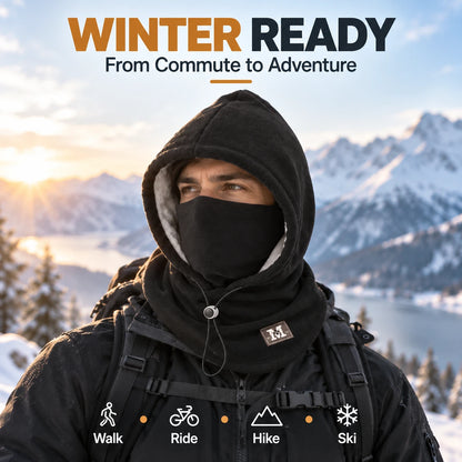 Winter Fleece Balaclava Hood – 3-in-1 Face & Neck Gaiter
