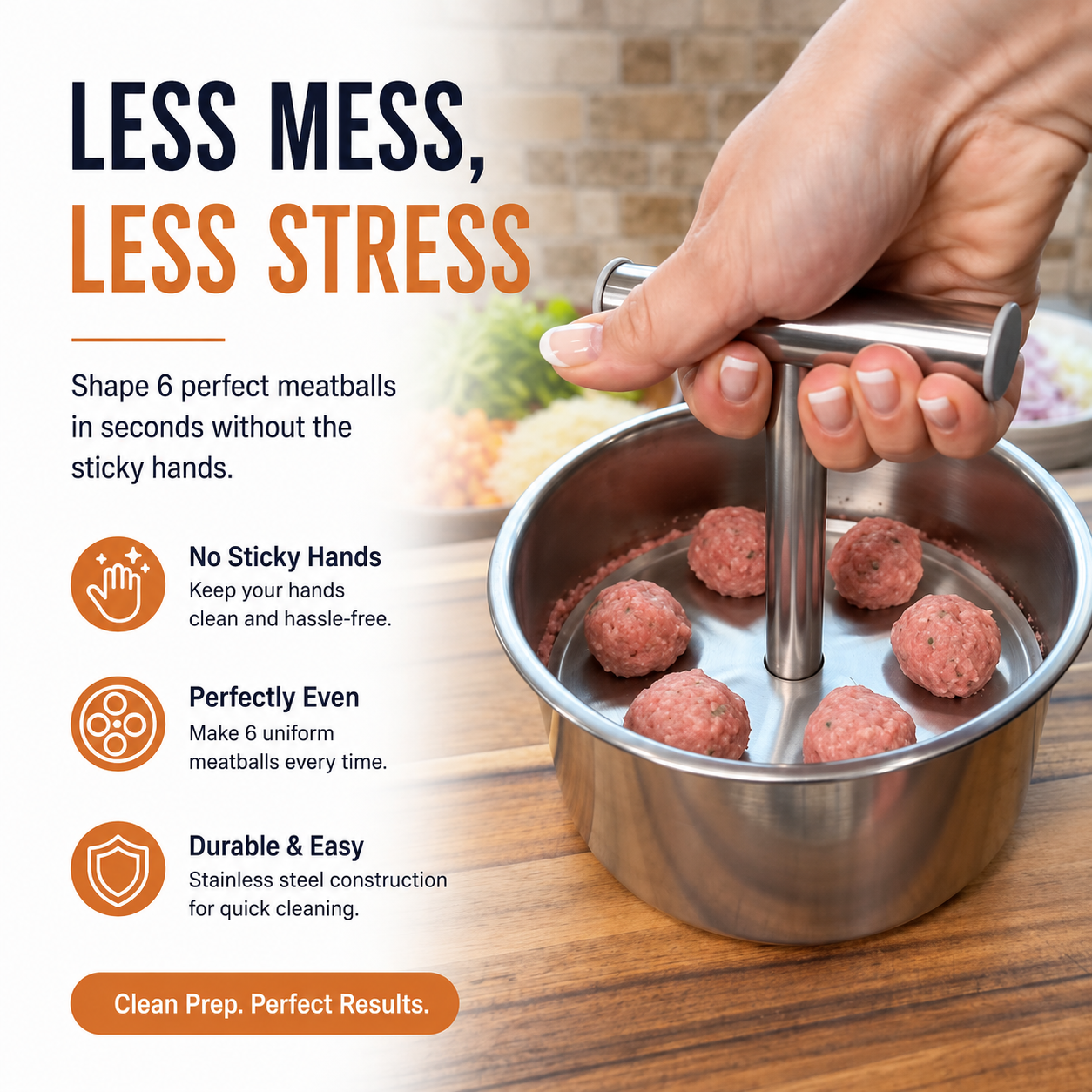 Stainless Steel Meatball Shaper
