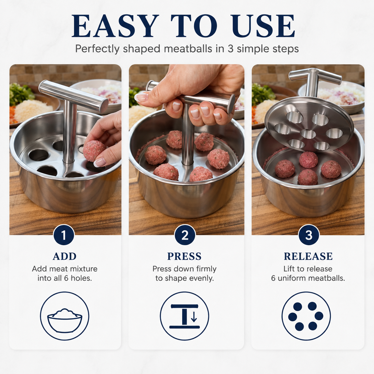 Stainless Steel Meatball Shaper