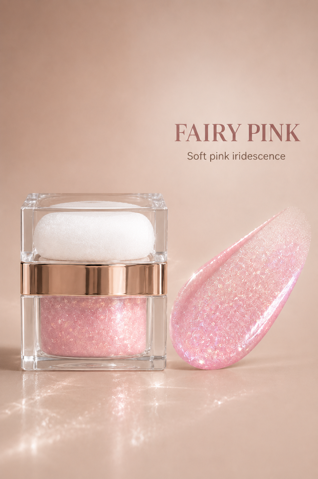 3-Shade Shimmer Highlighter with Puff | Face & Body Glow