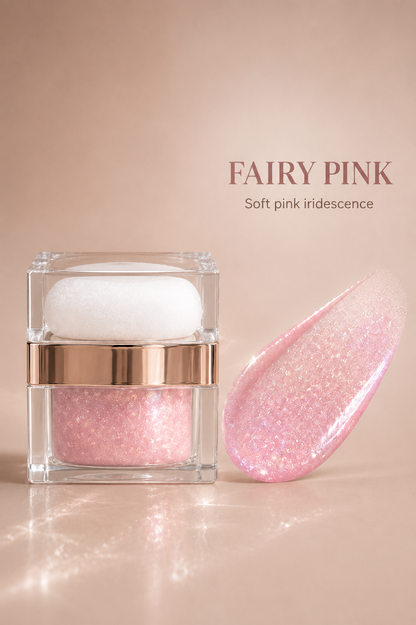 3-Shade Shimmer Highlighter with Puff | Face & Body Glow