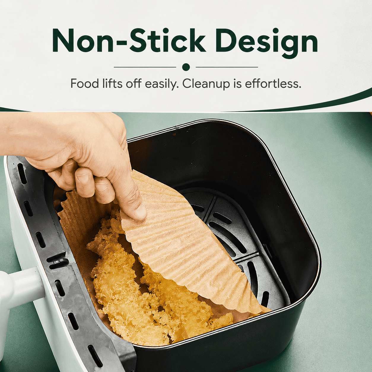 🍟 Air Fryer Paper Liners – Clean Cooking Made Easy ✨