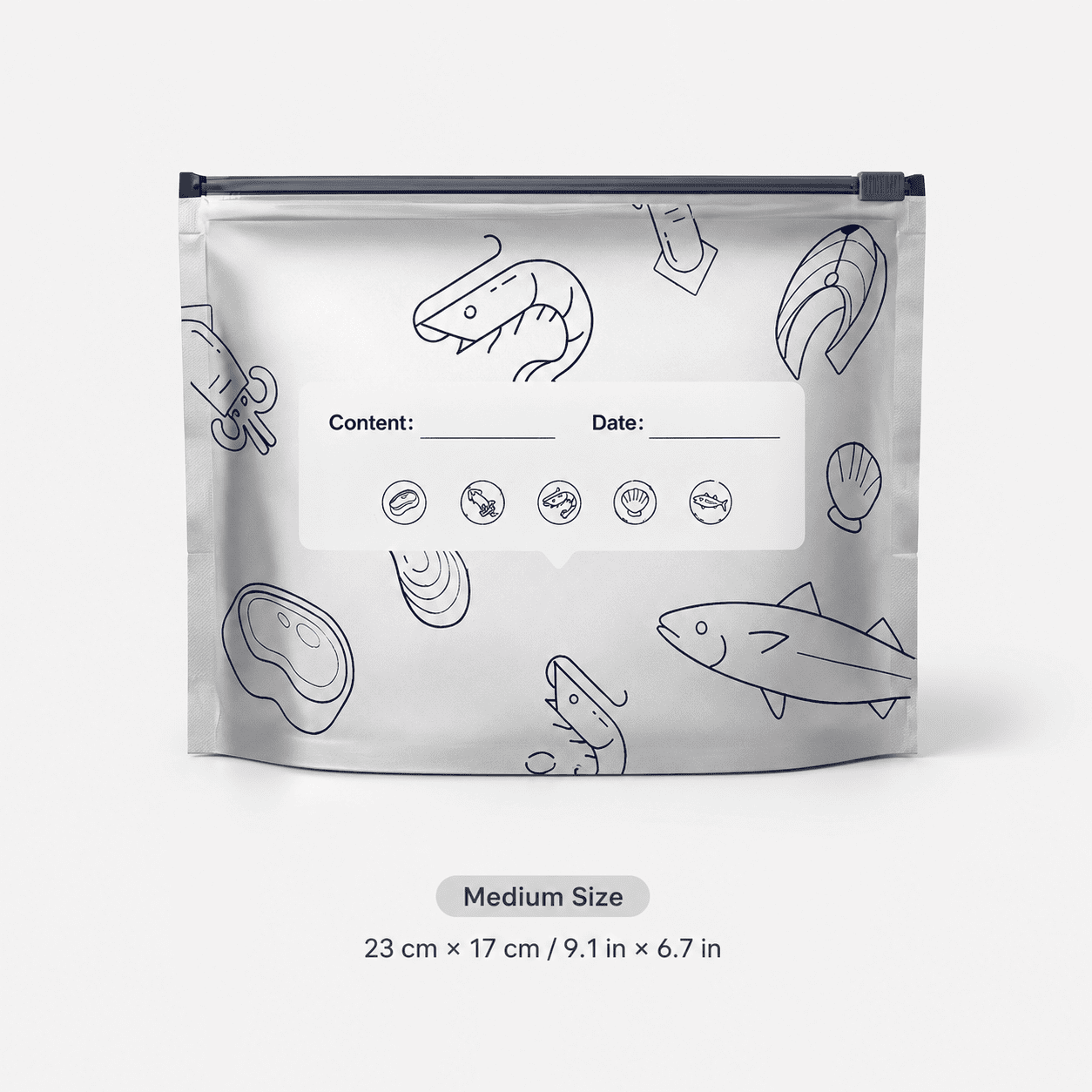 🥗 Reusable Foil Storage Bags – Fresh & Sealed