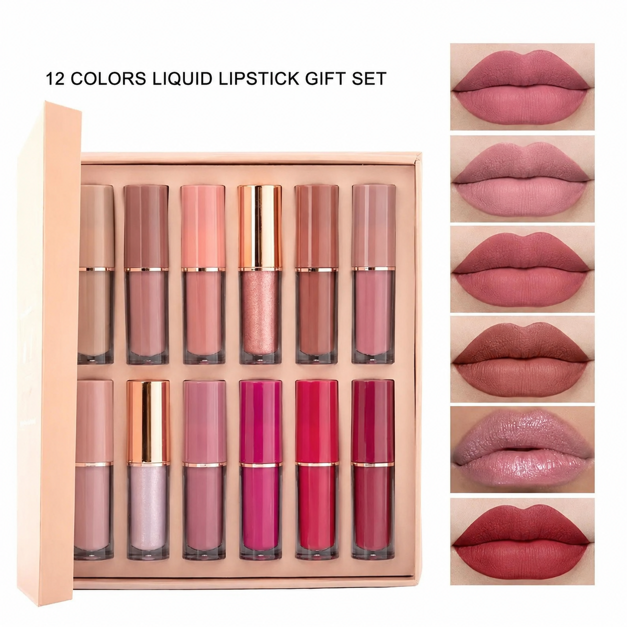 [💥LIMITED DEAL] 💄 12-Color Liquid Lipstick Gift Set