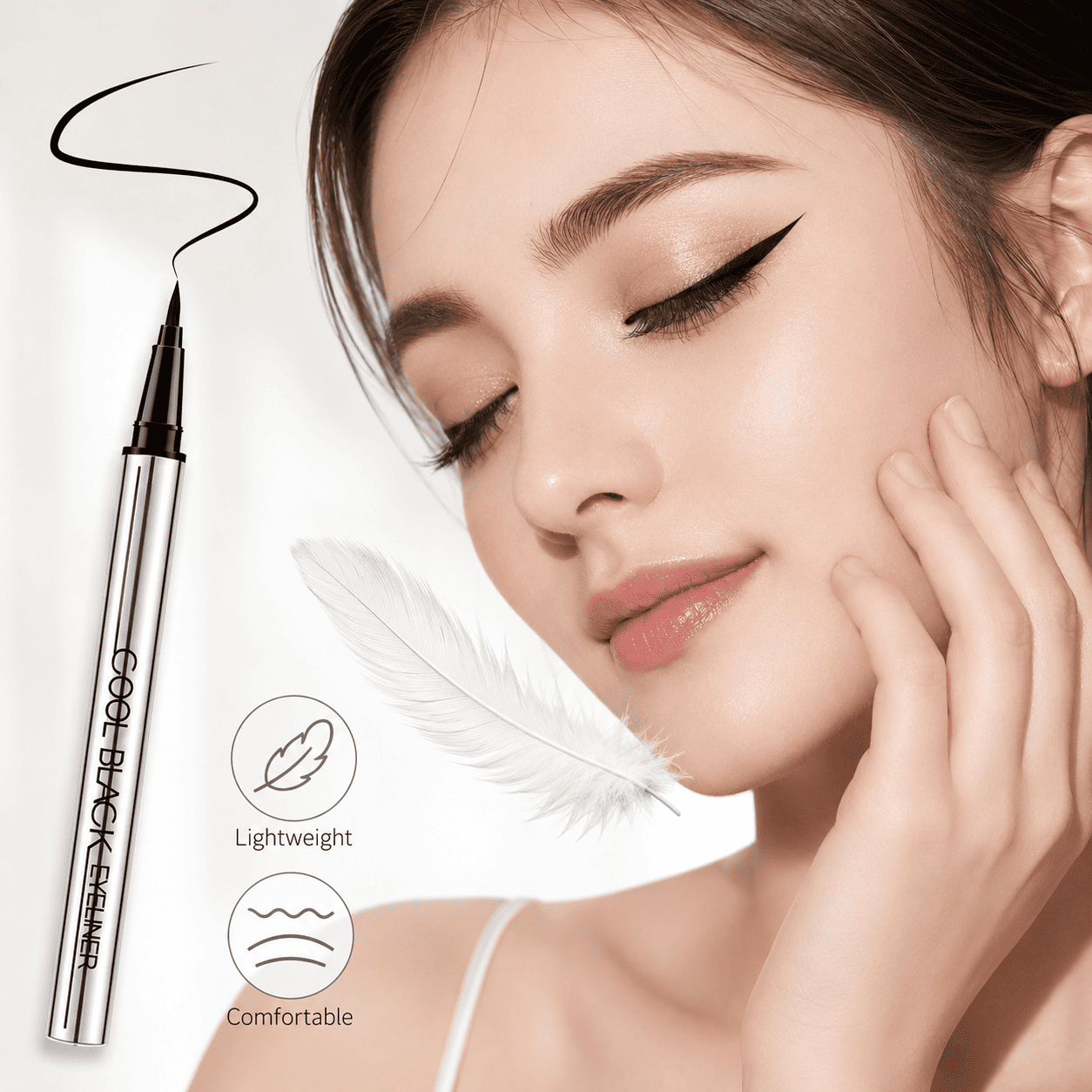 ✨ Long-Lasting Waterproof Eyeliner 🖤