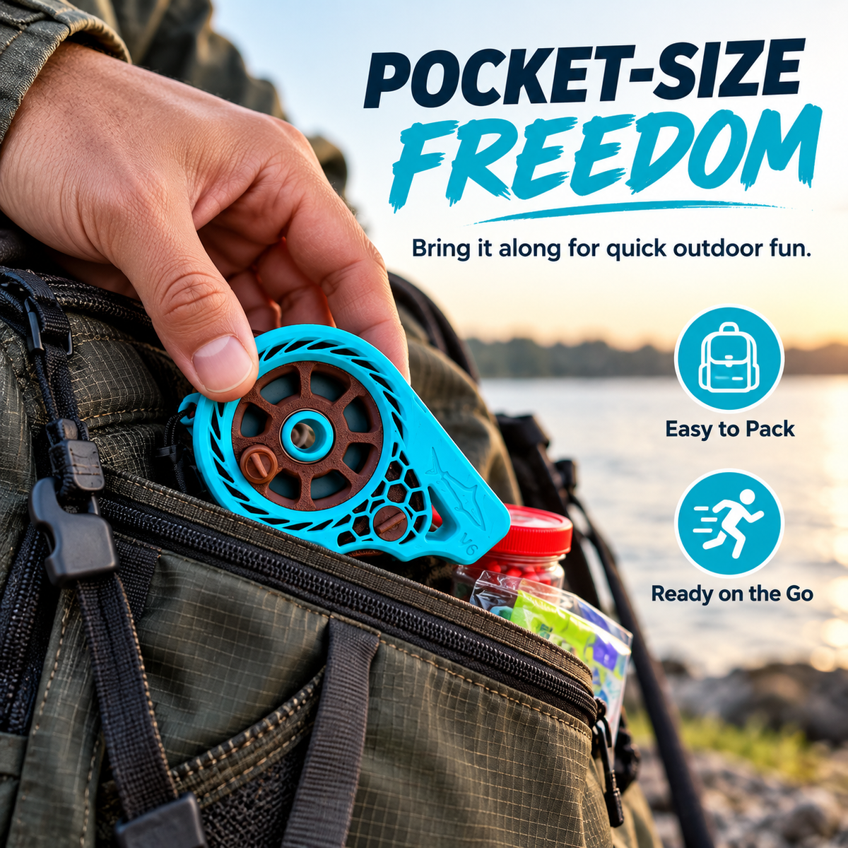 Ultralight Pocket Fishing Hand Reel