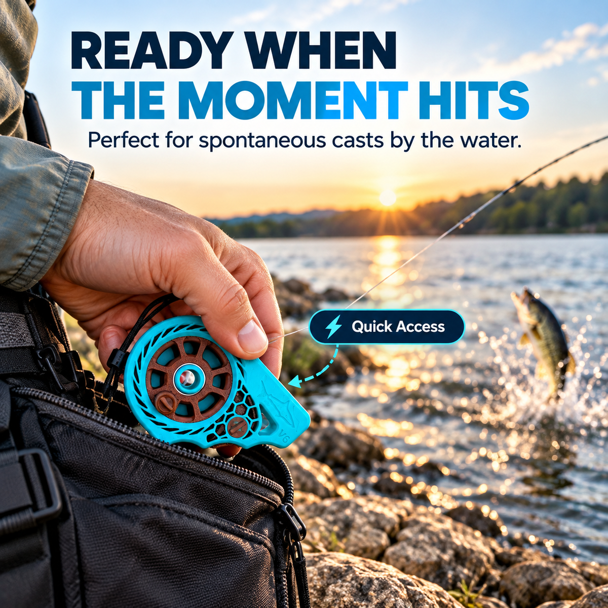 Ultralight Pocket Fishing Hand Reel