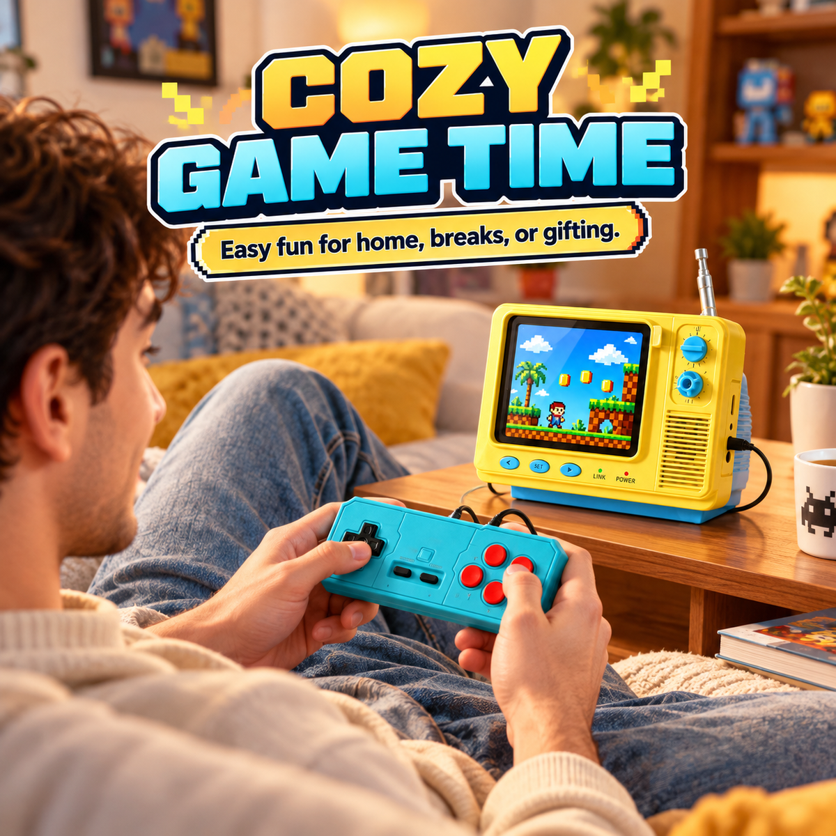 Vintage Handheld Gaming Console