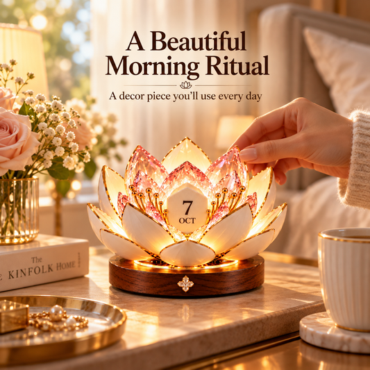 🌸✨ Automatic Blooming Perpetual Calendar 🌷 A Flower That Blooms Year After Year ♾️💖