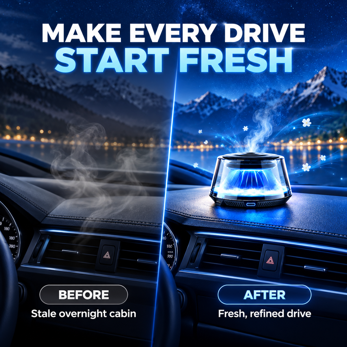 Advanced automatic car fragrance diffuser
