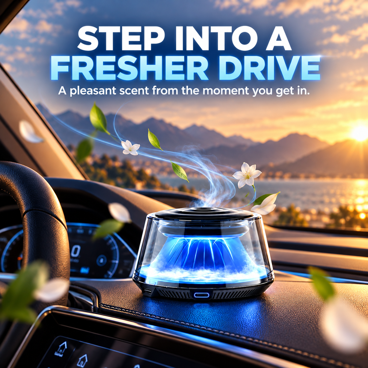 Advanced automatic car fragrance diffuser