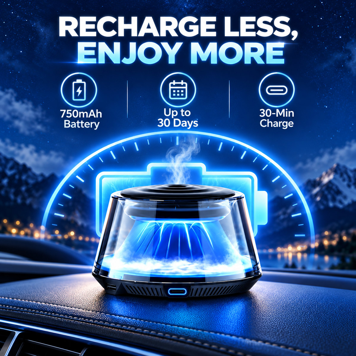 Advanced automatic car fragrance diffuser