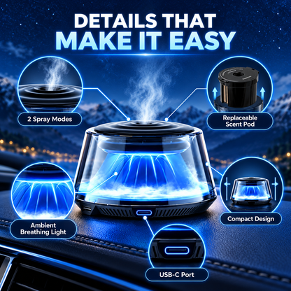 Advanced automatic car fragrance diffuser