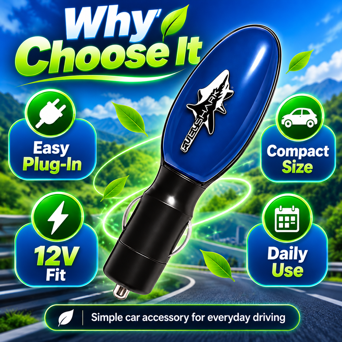 12V Car Fuel Saver Plug