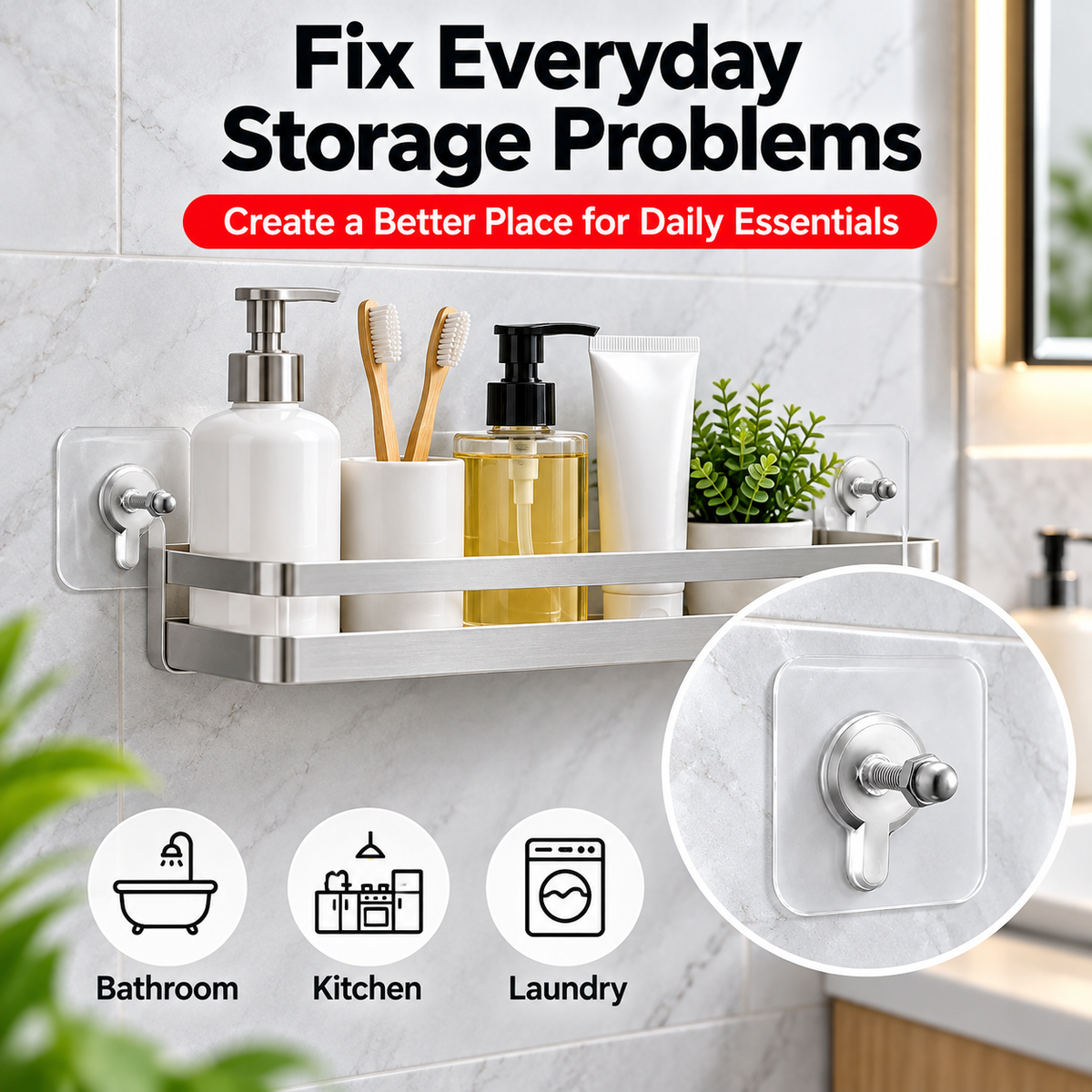 Clear Self-Adhesive Screw Mounting Pads（20Pcs）