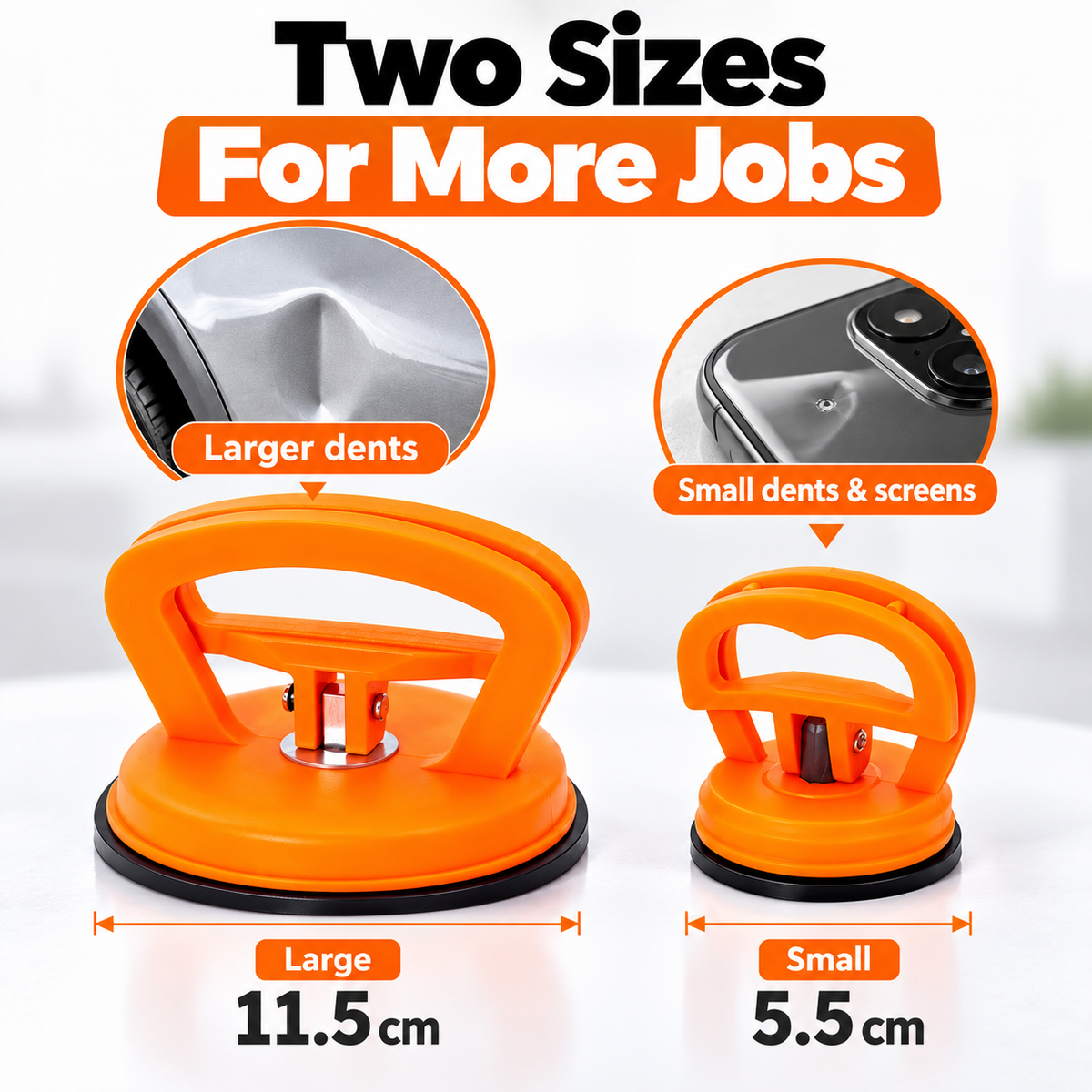 🛠️Heavy-Duty Suction Cup Dent Puller – Suitable for Car Dent Repair, Tiles, Ceilings, and Removing Mobile Phone Screens